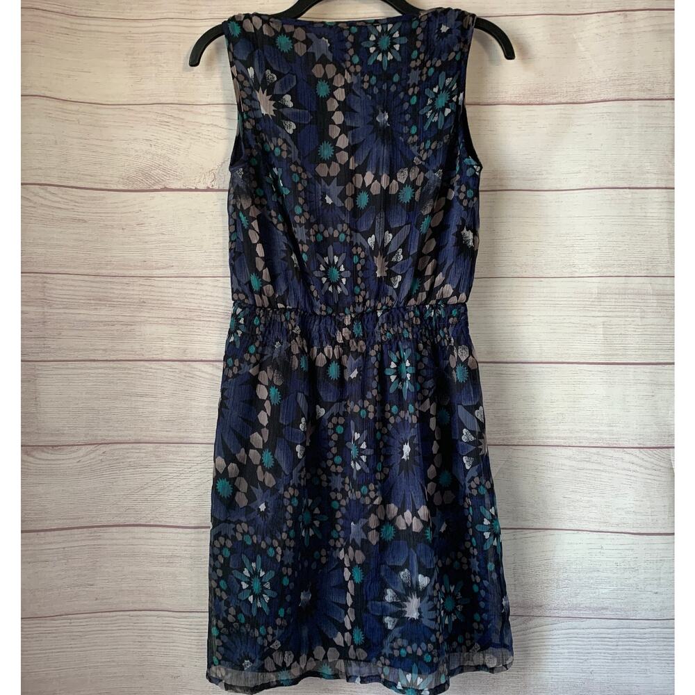 Charlotte Russe Blue Tunic Blouse or Dress Sleeveless Retro Y2K Sequins Size M - Picture 5 of 16